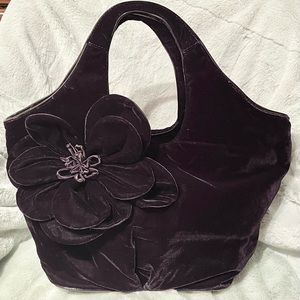 Kate Spade Velvet Flower Shoulder Bag